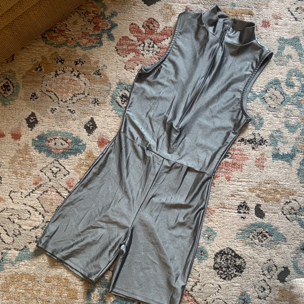 Fashion Nova Charcoal Sleeveless Jumpsuit - Picture 2 of 4